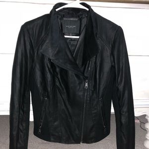 Marc New York Andrew Marc black leather jacket